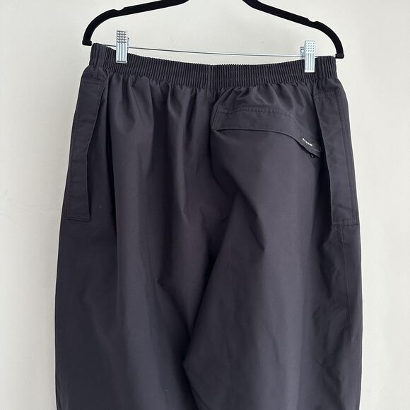 Nike Golf Pants Mens XL Black Storm FIT Rain Wind Zip Ankle Elastic Waist - Picture 5 of 10